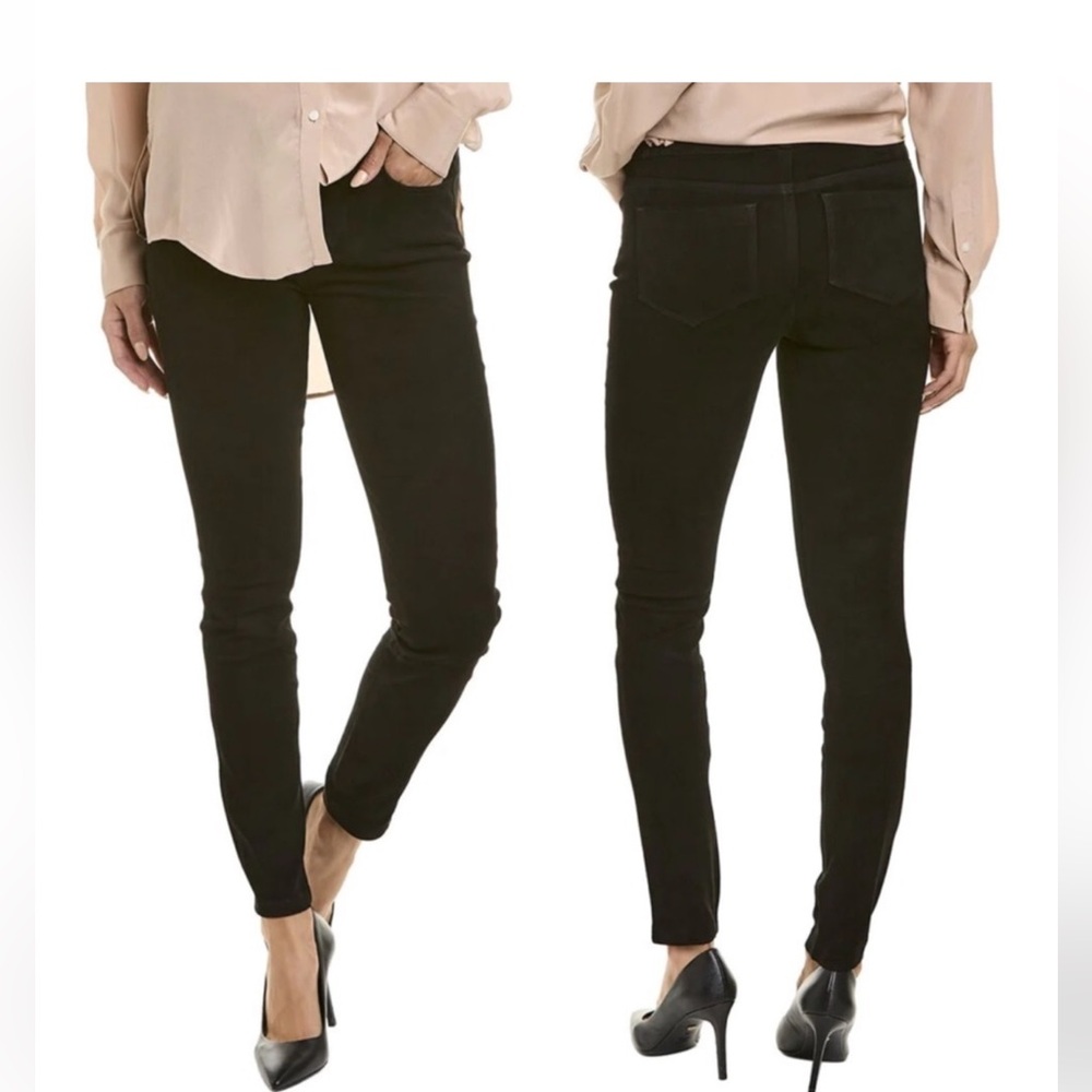 NWT PAIGE Black Skinny Verdugo Suede Women's Jeans